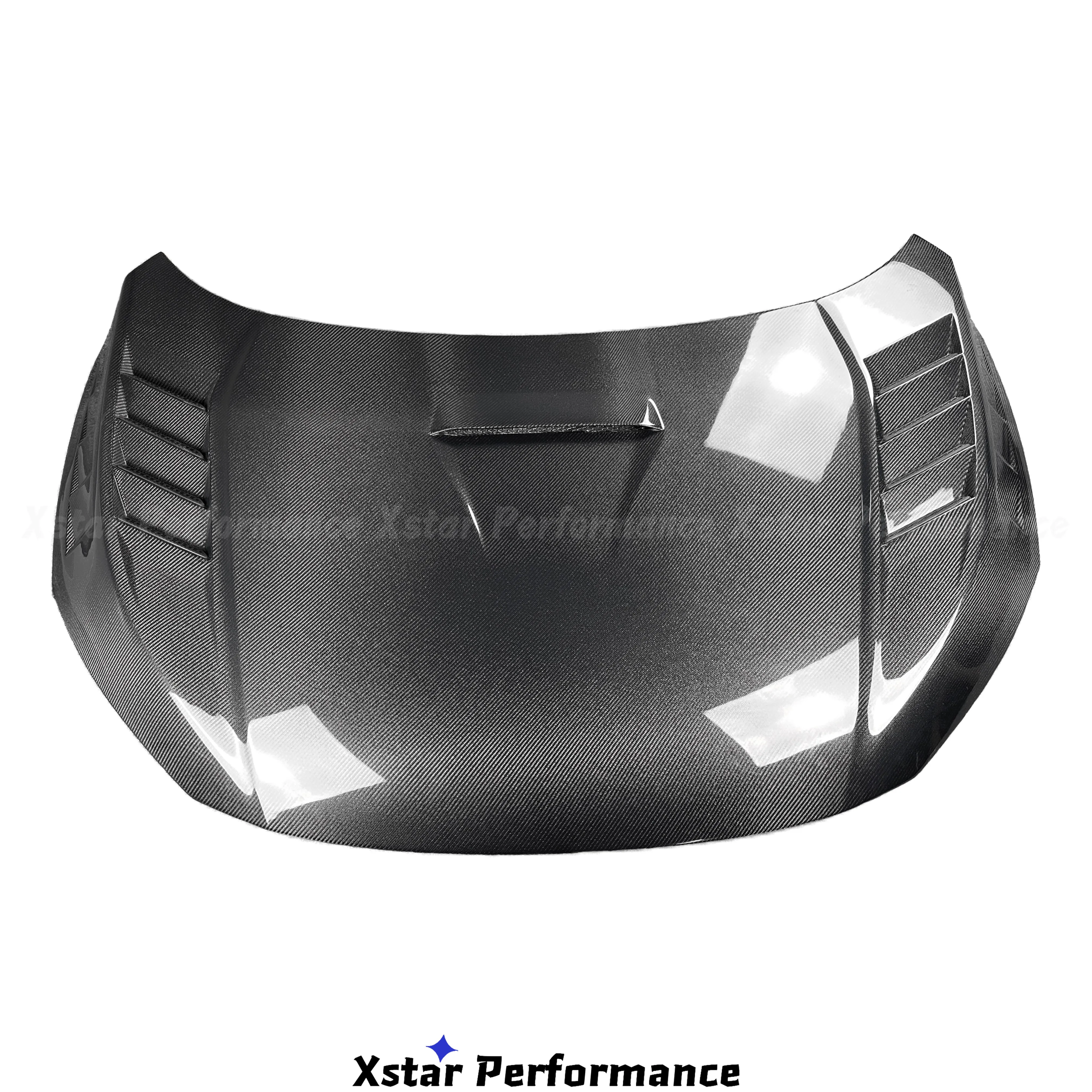 Muge Style Carbon Fiber Vented Hood Bonnet For Honda Civic X 10th Gen.