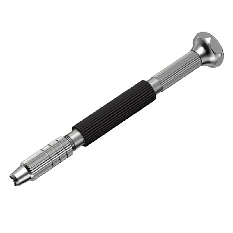 

ANEX No.98-R Precision Pin Vise 0.1-3.2mm Retractable Hand Drill with Rubber Grip for Jewelry Craft DIY Model Building