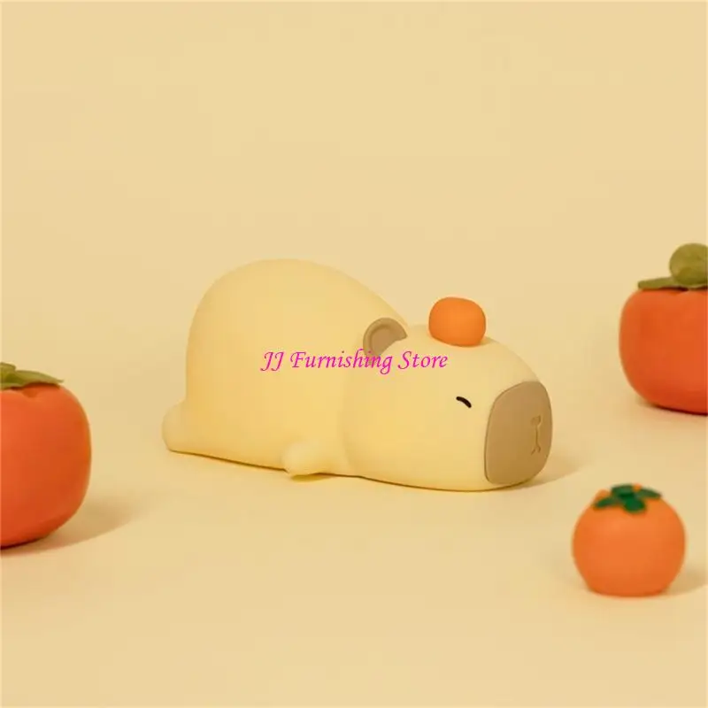 A9LB Cartoon LED Capybaras Lámpara USB USB RCHARGABLE & TOUCH Capybaras Night Light