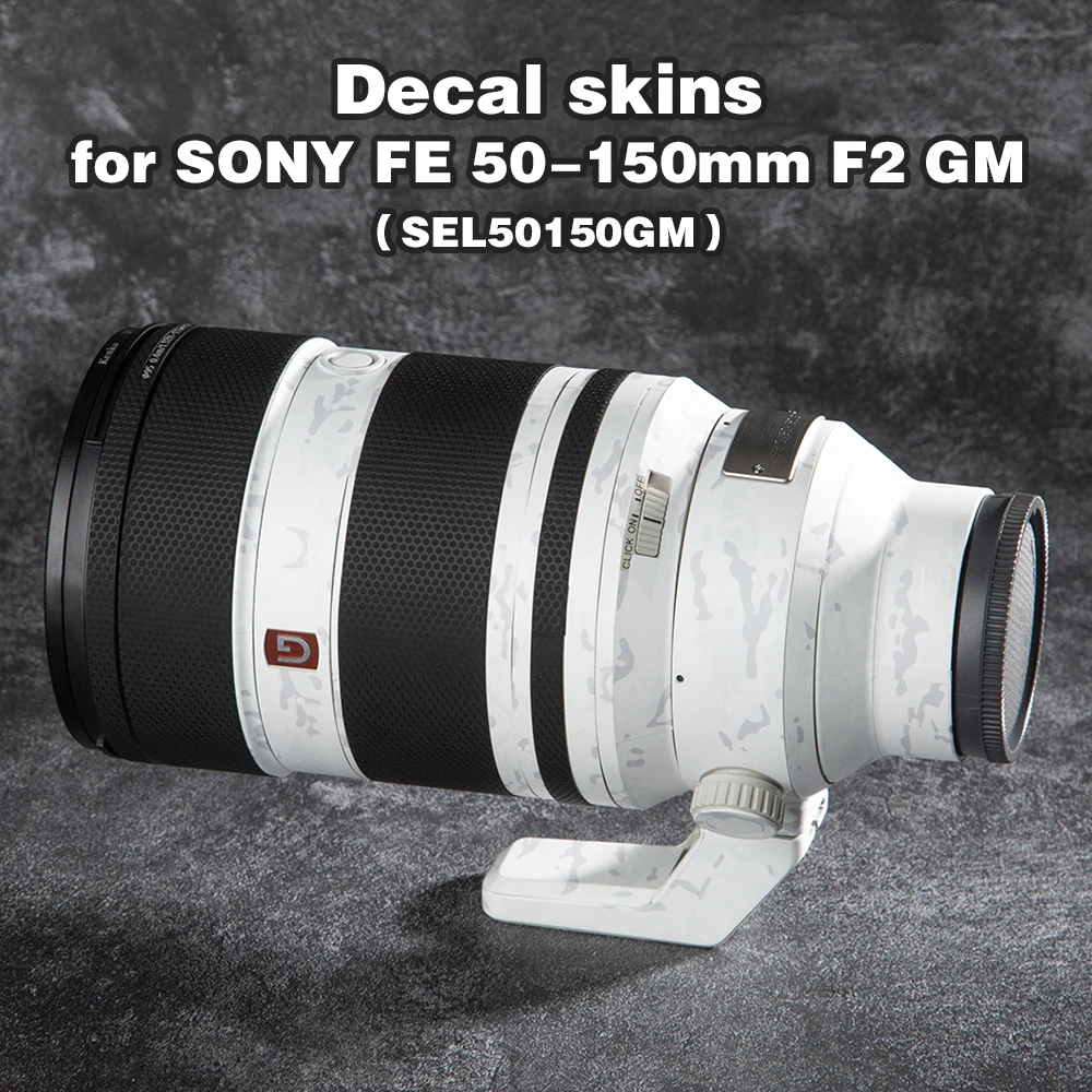 

50150 Wrap Cover SEL50150GM Decal Sticker for Sony FE 50-150mm F2 GM Lens Skin Sticker Protective Film Skin Wrap Film