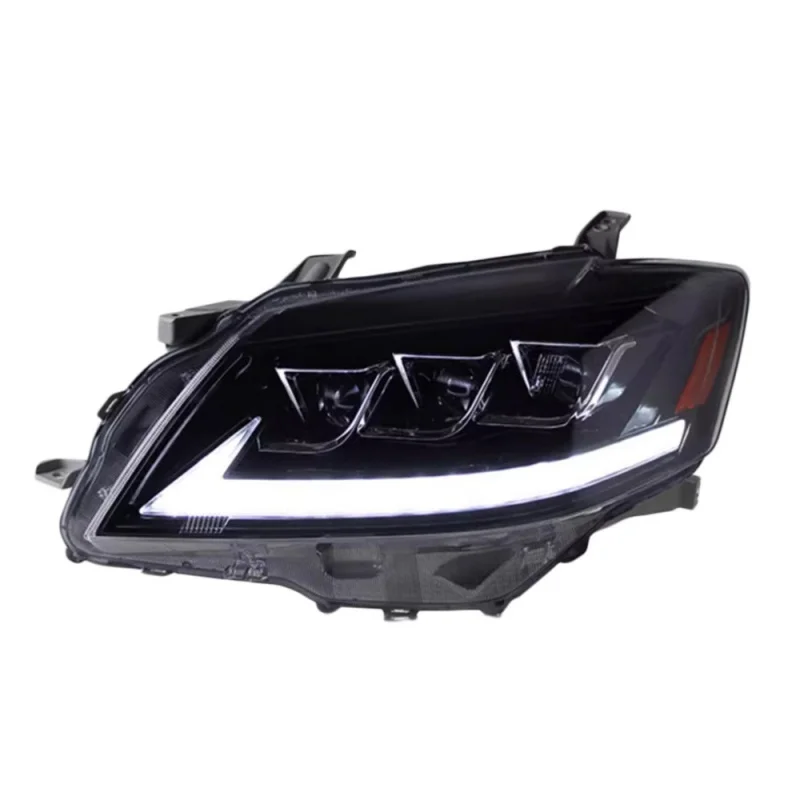 

Suitable Applicable for 09-11 Toyota Camry Headlight Assembly Modified Three-Eye Lens LED Daytime Running Light Fl