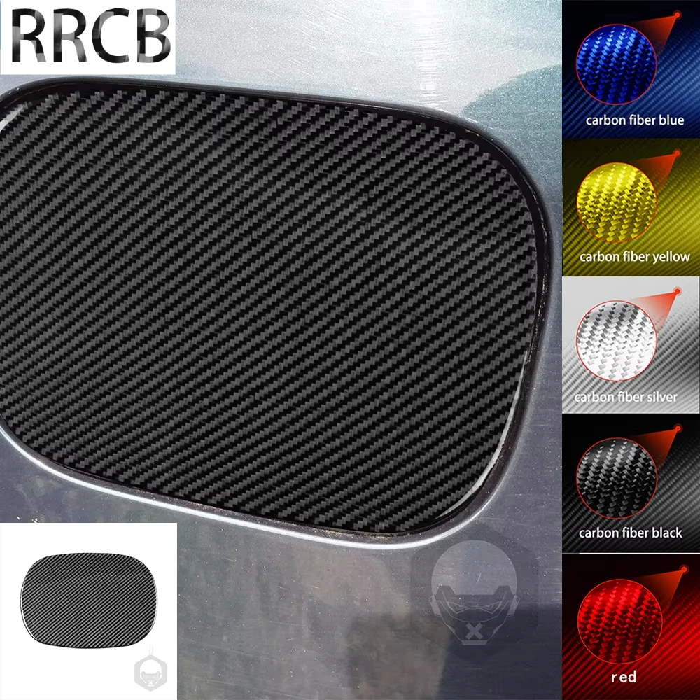 For Mercedes C Class W203 2005 2006 2007 Fuel Tank Cap Car Exterior Accessories Cover Tuning Soft Real Carbon Fiber Stickers