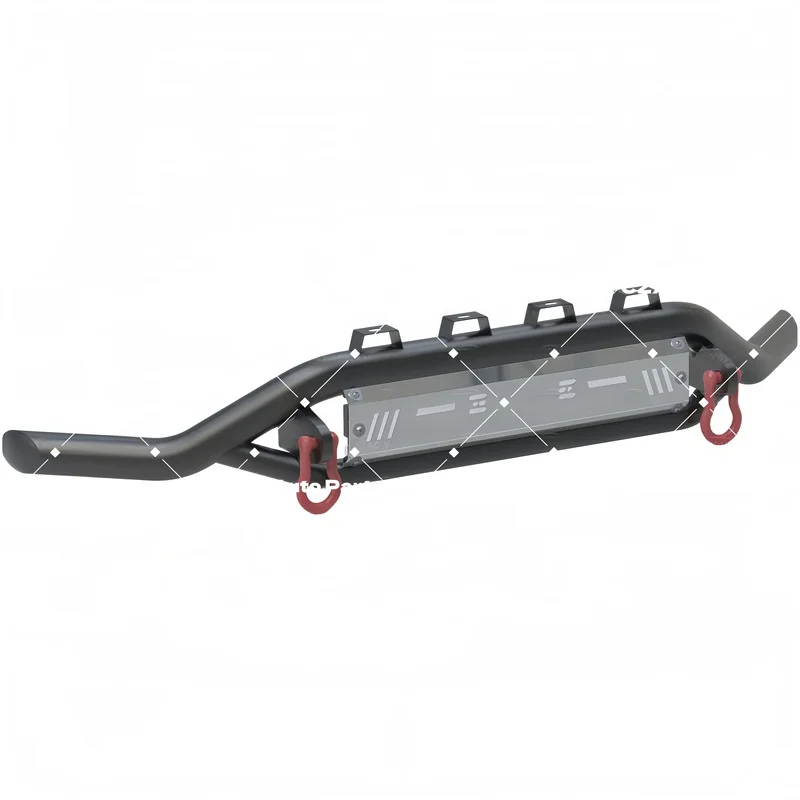 High‑Quality Heavy‑Duty Custom Steel Bull‑Bar Front Bumper With Recovery Shackles Bolt‑On Structure Custom Color For 4X4 Pickups