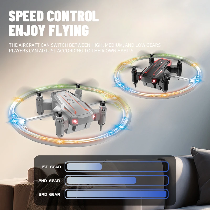 Tumbling Smart RC Drone para crianças, Cool Light Quadcopter Toy para crianças, Controle remoto, Mini Rolling Drone, Desempenho de dublê, Toy Gift