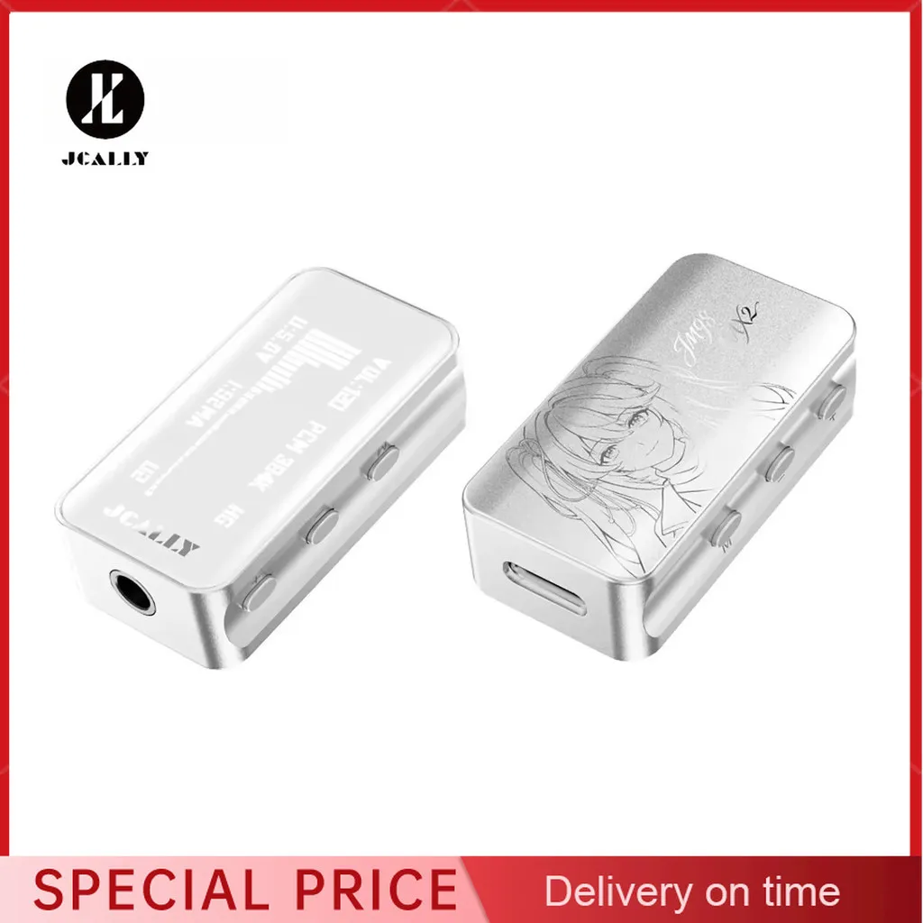 JCALLY JM98MAX 2 Portable DAC Headphone Amplifier CS43198 HIFI Chip SGM8262 Amp Chip Hi-Res Audio USB Type-C Decoder