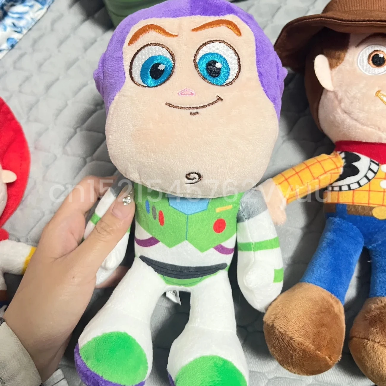 Peluche de Woody Buzz Lightyear para decoración del hogar, muñeco de peluche de Anime, colgante de Jessie, regalos de Navidad, 23cm