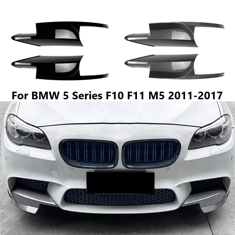 

Car Front Bumper Wrapping Corner For BMW 5 Series F10 F11 M5 2011 2012 2013 2014 2015 2016 2017 Diffuser Splitter Auto Body Kits