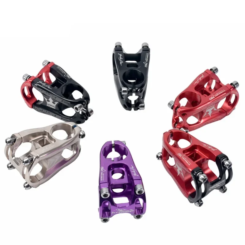 Ultralight MTB Bicycle Stem CNC Hollow Short Colorful Mountain Road Bike Stem XC AM Bike Handlebar Stems Parts 31.8*50mm