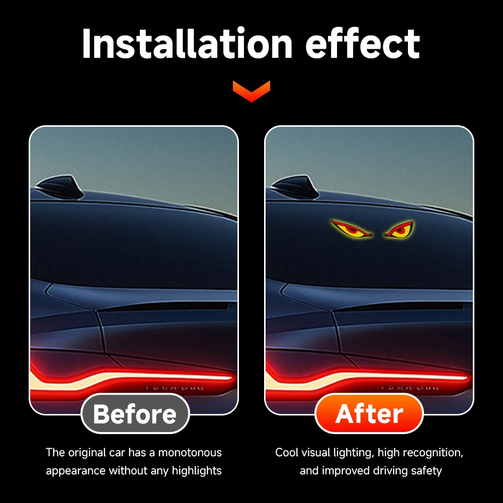 For Jeep Renegade Compass Grand Cherokee WK2 Wrangler JL JK Gladiator Patriot Rubico Car Solar LED Warning Light Accessories view 4