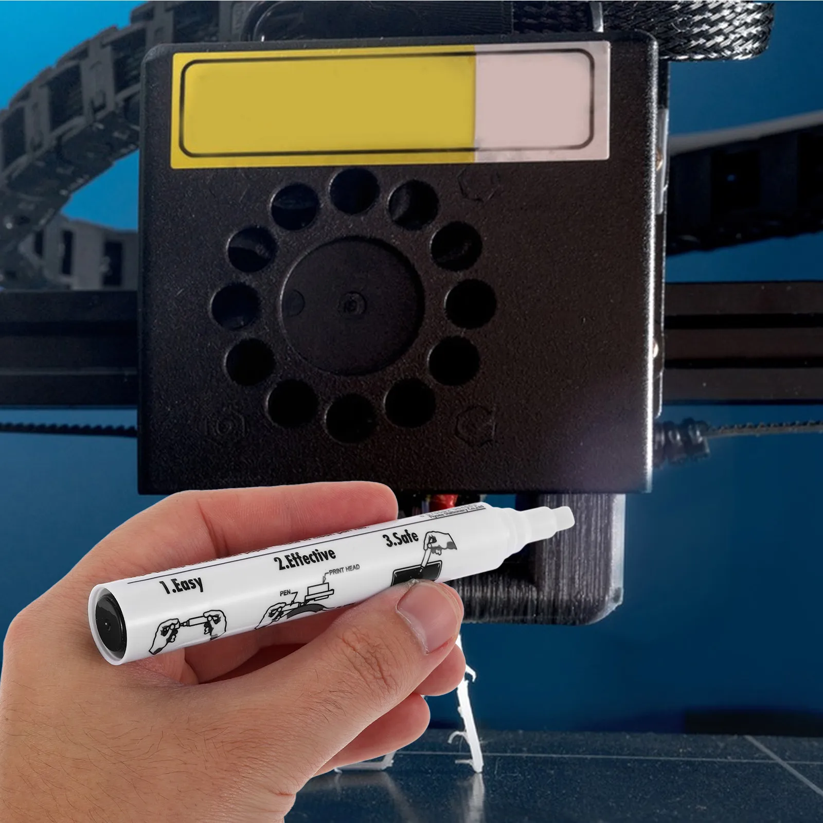 

5Pcs Clean Printhead Pen Thermal Printer Helper Maintenance Supply Efficient Stain Removal Tool for Smooth Printing Performance