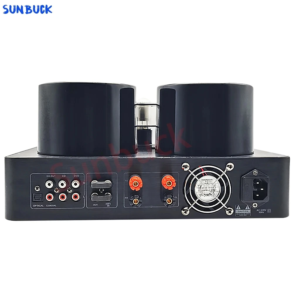 Sunbuck 200W 2.0 6U1 6A2 6H2 WY-3P Hifi Tube Amplifier 5200 1943 Bluetooth 5.0 USB Coaxial Fiber Optic Vacuum Tube Amplifier