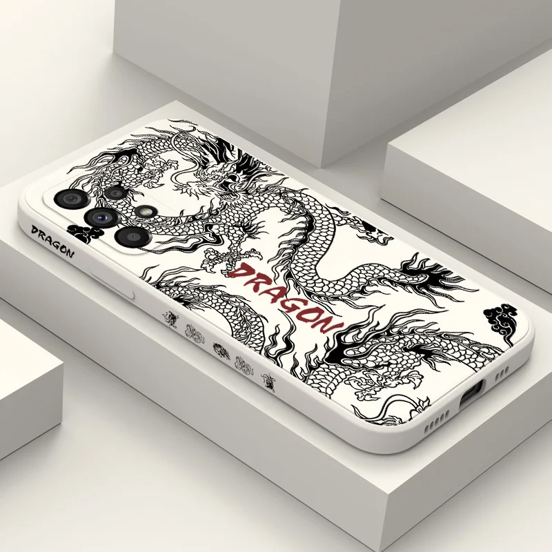 Devil Dragon Case For Samsung Galaxy A56 A36 A26 A73 A53 A33 A23 A13 A72 A52 A32 A22 A12  A71 A51 A31 A21S 4G 5G Cover