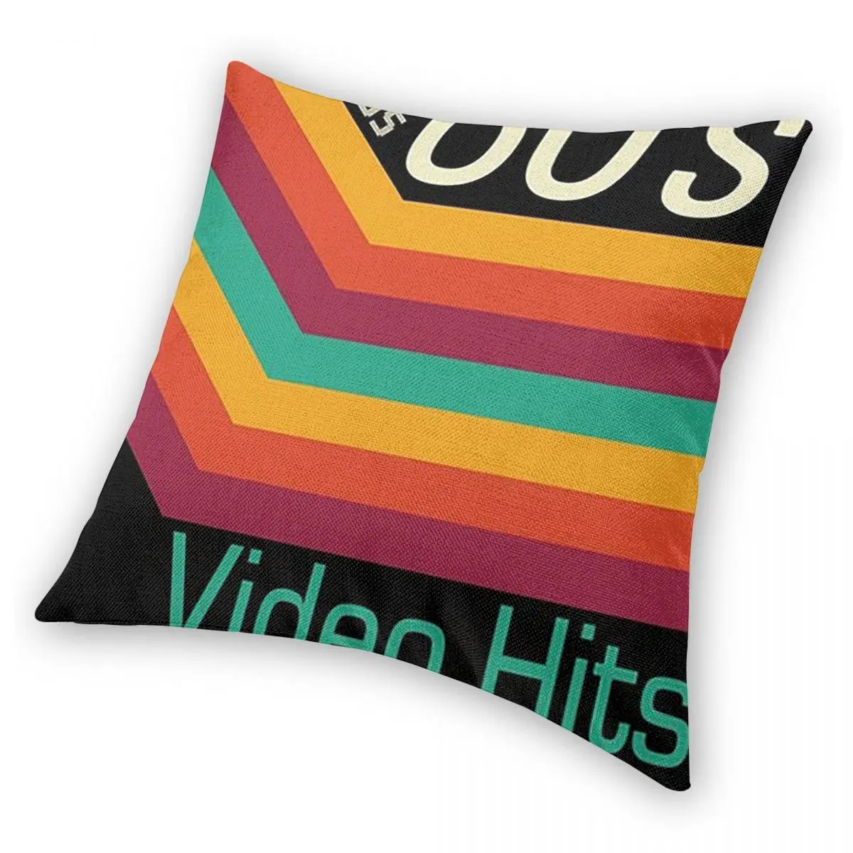 الرجعية الموسيقى فيديو كاسيت VHS مربع المخدة وسادة غطاء وسادة البريدي الزخرفية الراحة رمي وسادة لغرفة المعيشة المنزلية