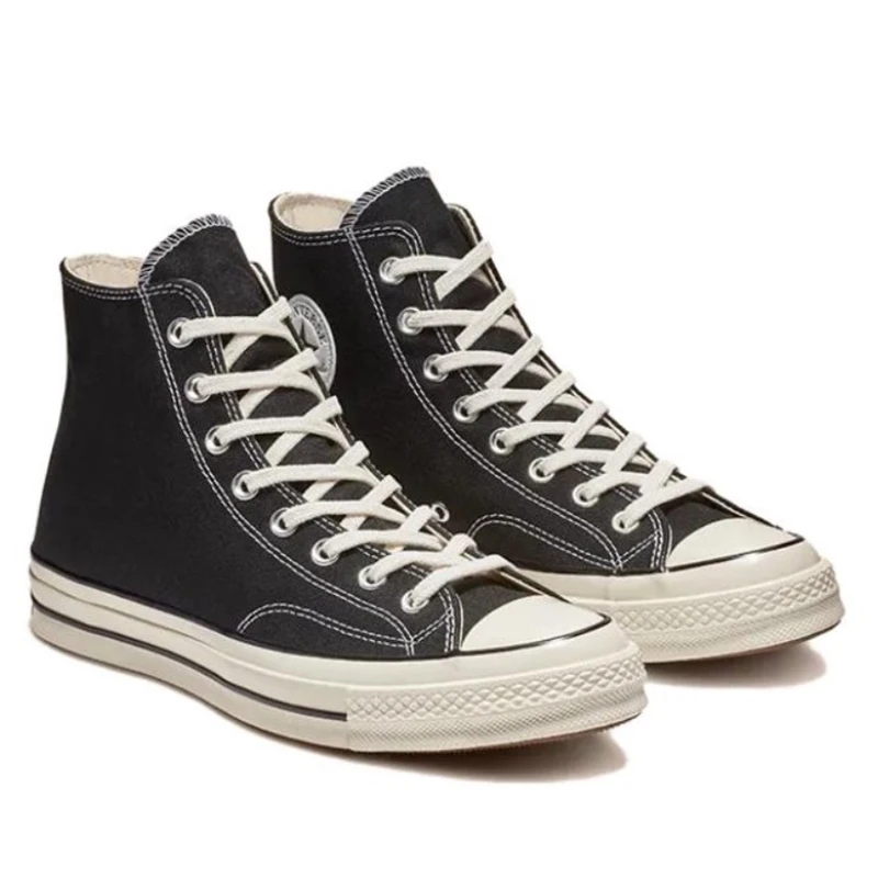 Converse 1970s Chuck Taylor All Star Classic Canvas Mens Womens High Cut Casual Shoes Comfortable Sports Skateboard Sneakers