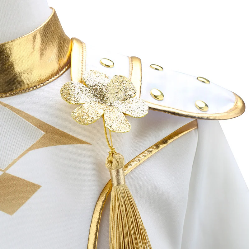 Girls White And Gold Cosplay C - Shoulder Pad Set In review and price