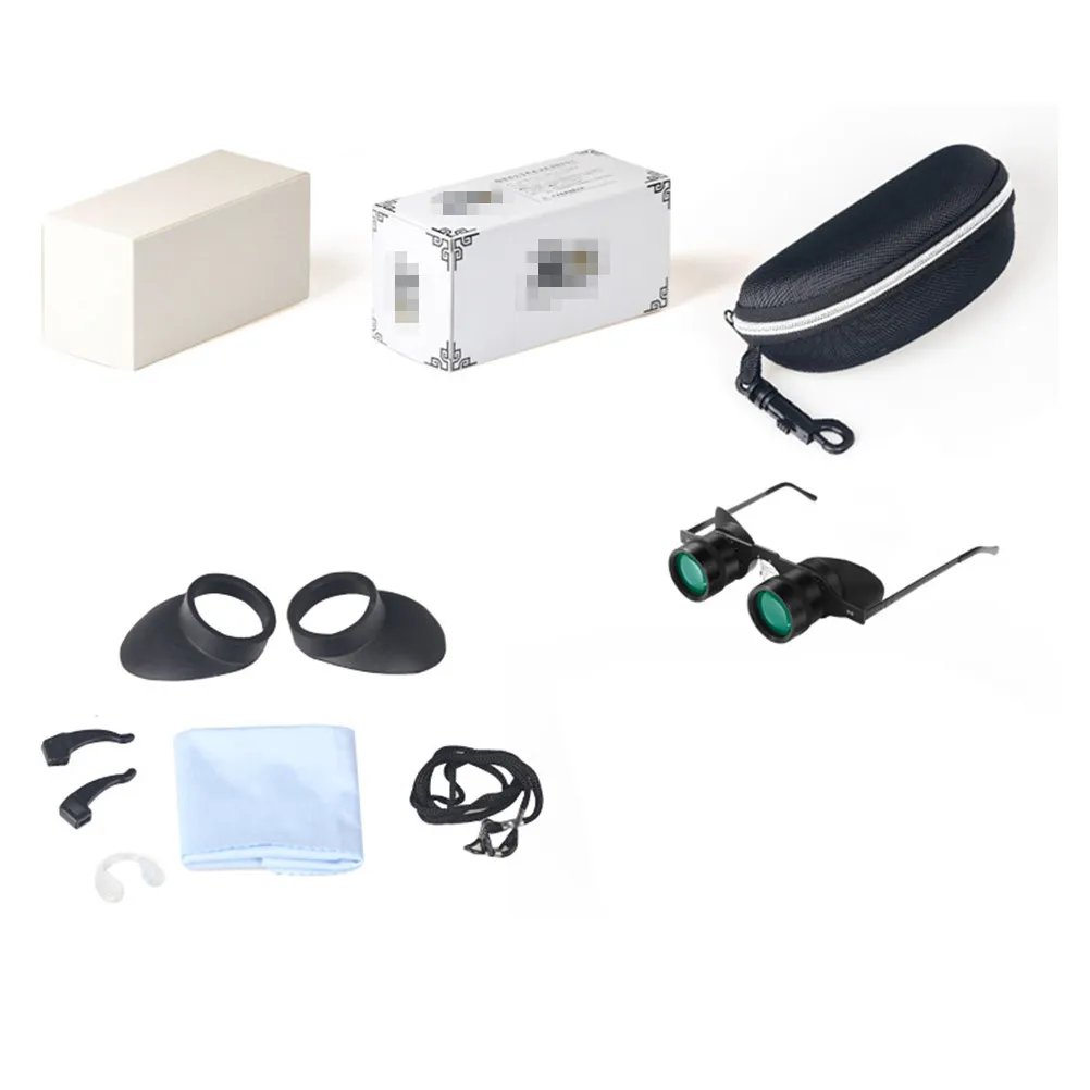 Fishing Binocular 10X Portable Telescope Night Vision High Definition Magnifier for Fishing Hunting Outdoor Activity