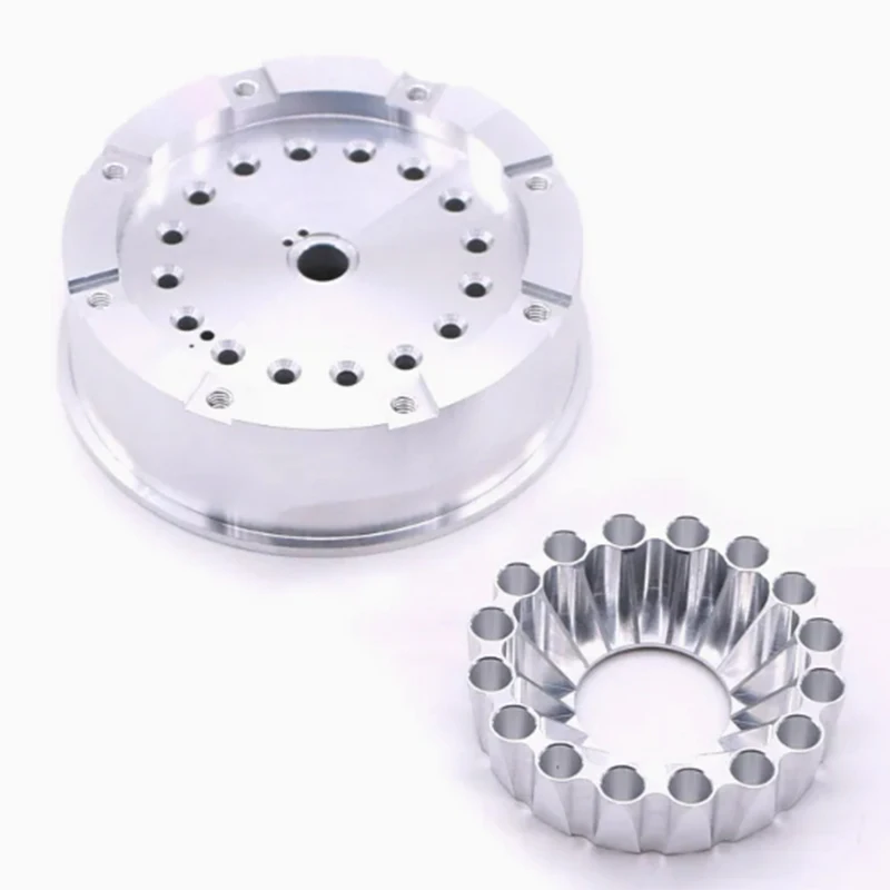 

Aluminum alloy CNC precision machining disc and corrugated ring gear assembly Customized mechanical parts combination