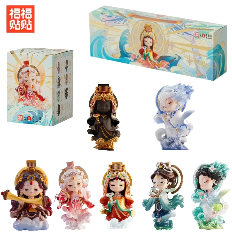 

New Genuine FuFuTieTie Ma Zu Series Decision-Making Blind Box Figurine Desktop Ornaments Toy Collectible Figures Gifts All Ages