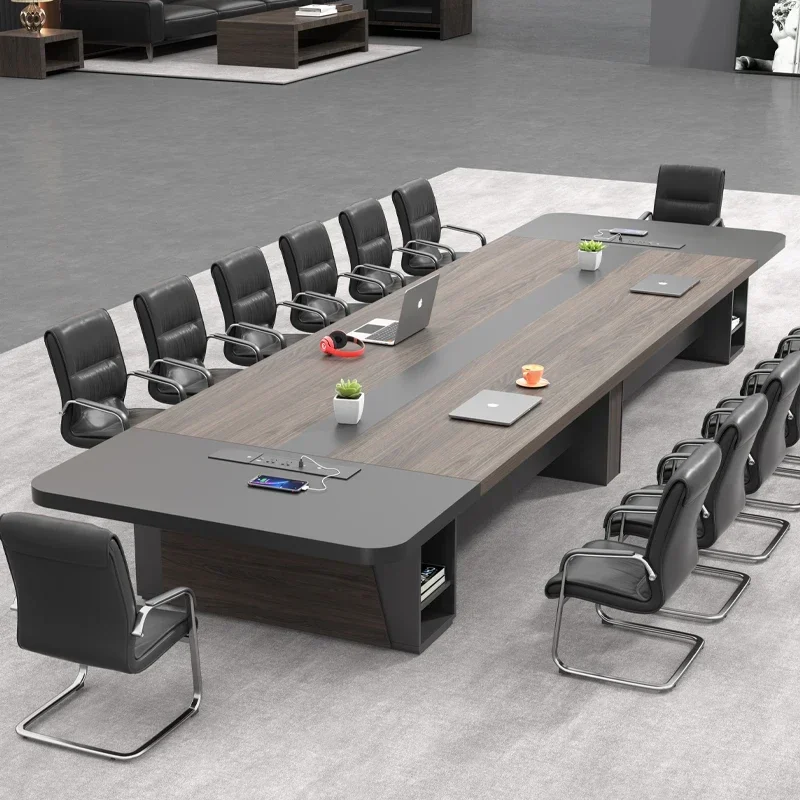 Simple modern long tables, conference room tables and chairs, combination furniture