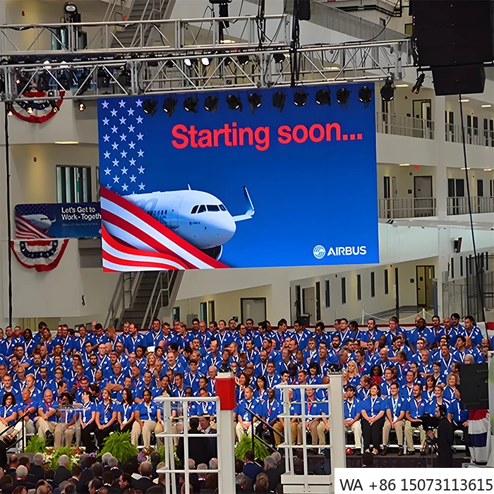 جدار فيديو للإيجار LED عالي الدقة خارجي 3M × 2M - تركيب سريع P2.604/P2.976 #2