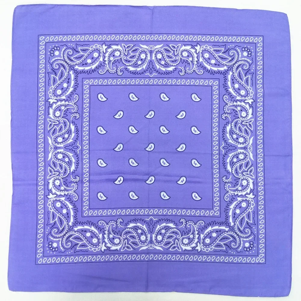 55cm * 55cm Outdoor-Sport Bandana Schal Gesichts maske Reiten Camping Radfahren Kopftuch Rohr Armband Paisley Stirnband Frauen Männer – Detail 20