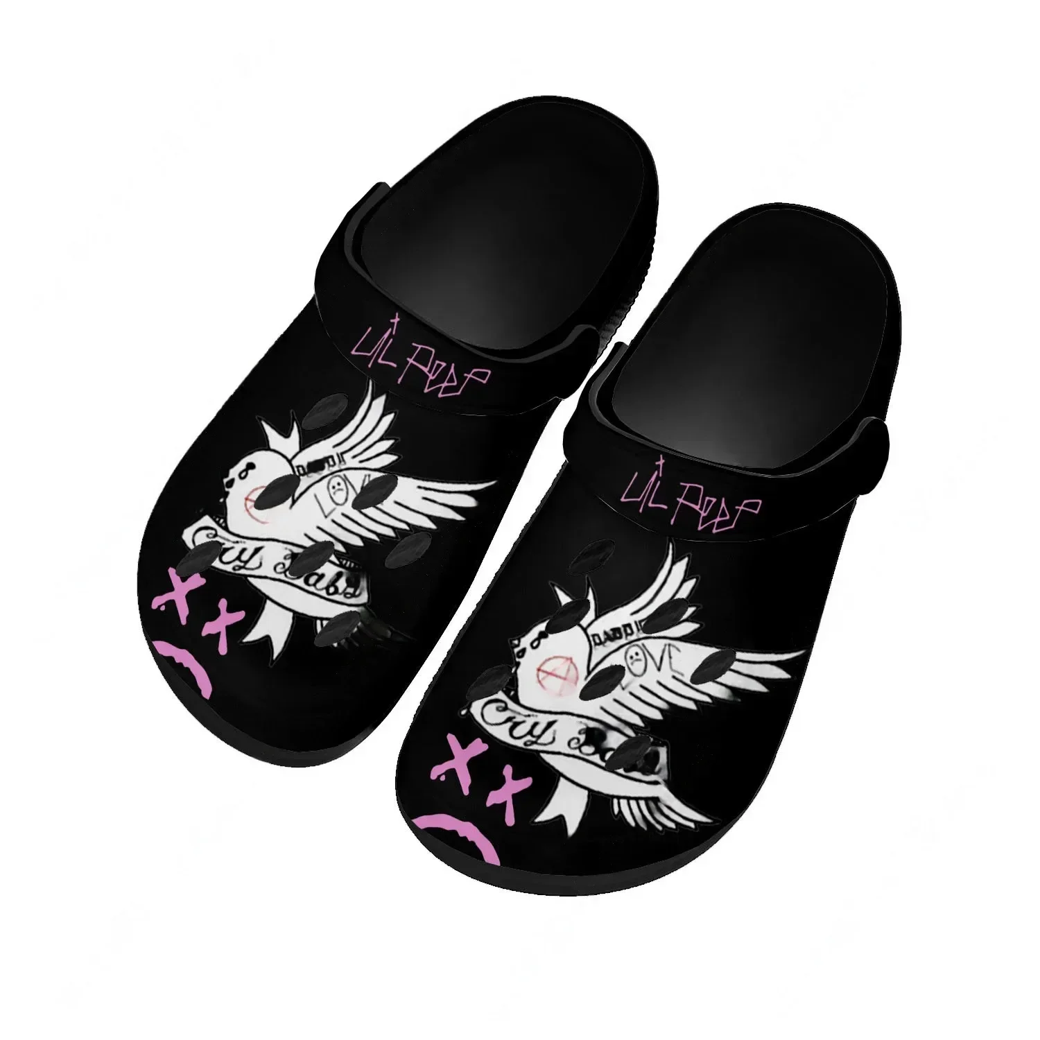 Lil Peep Water Shoes Mens Womens Comfortable Fashion Home Garden Clogs Customizd Sandals Beach Breathable Hole Slippers
