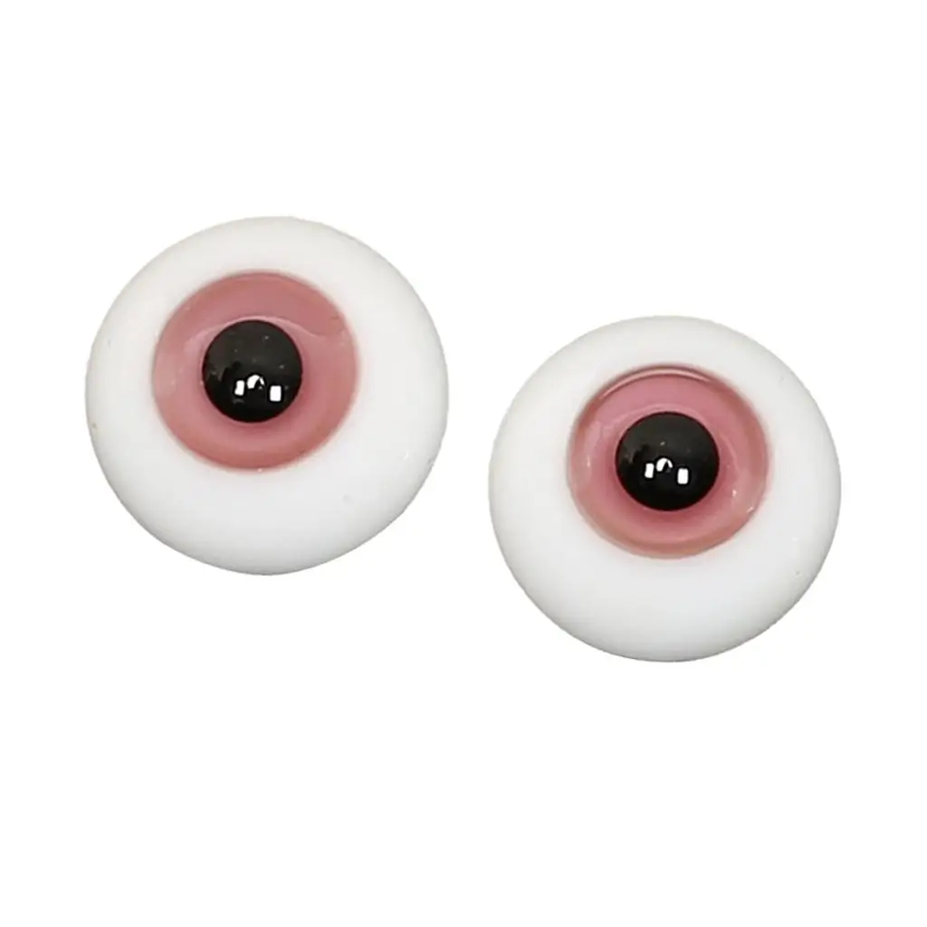 6mm Round Glass Doll Bear Craft Plastic Eyes Eyeball for BJD Dolls and Craft Making Accessory