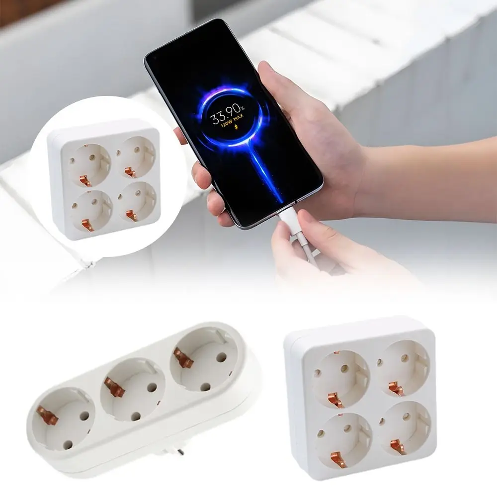 العالمي 1 إلى 3/4 طريقة الاتحاد الأوروبي تحويل المكونات مقاومة للحريق 250 فولت مقبس الطاقة التوصيل 16A محول السفر السفر الدولي