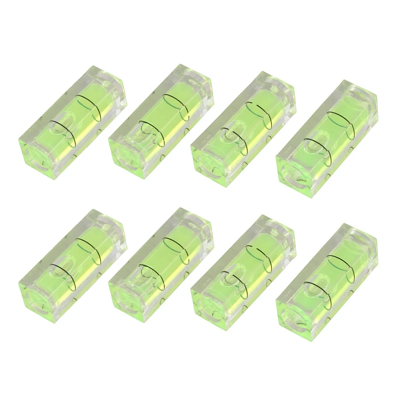 8Pcs 10X10x29mm Universal Square Bubble Spirit Level Tripod Measuring Camera