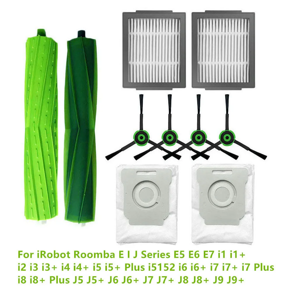

Hepa Filters Main Side Brush Dust Bag For iRobot Roomba i3 i3+ i4 i4+ i5 i6 i7 i8 J5 J5+ J6 J6+ J7 J7+ J8 J8+ J9 J9+ E5 E6 E7
