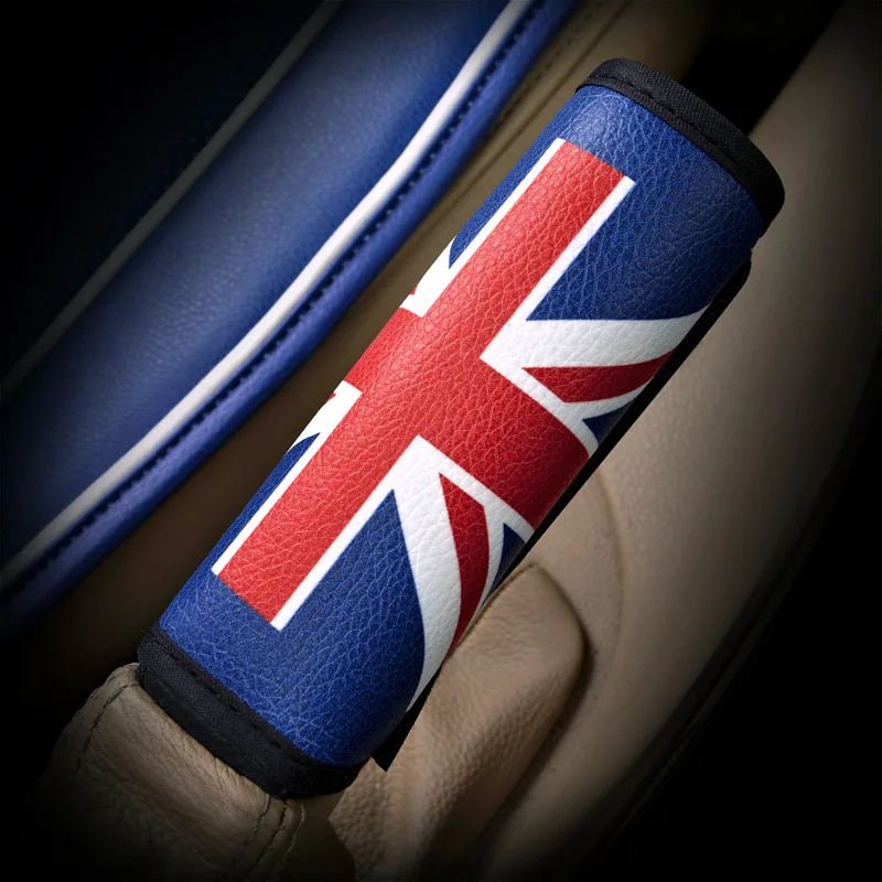 Leather Car Handbrake Grip Cover Anti Slip Protector Sleeve Auto Interior Accessories For BMW MINI Cooper Countryman R50 R53 R55