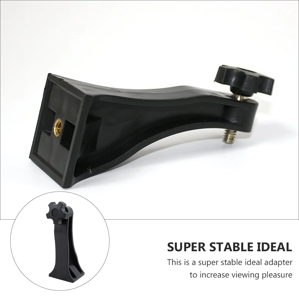 

Universal Telescope Tripod Adapter 1/4 Inch Screw Hole Stable Connection Reusable Bracket For Binocular Bird Watching
