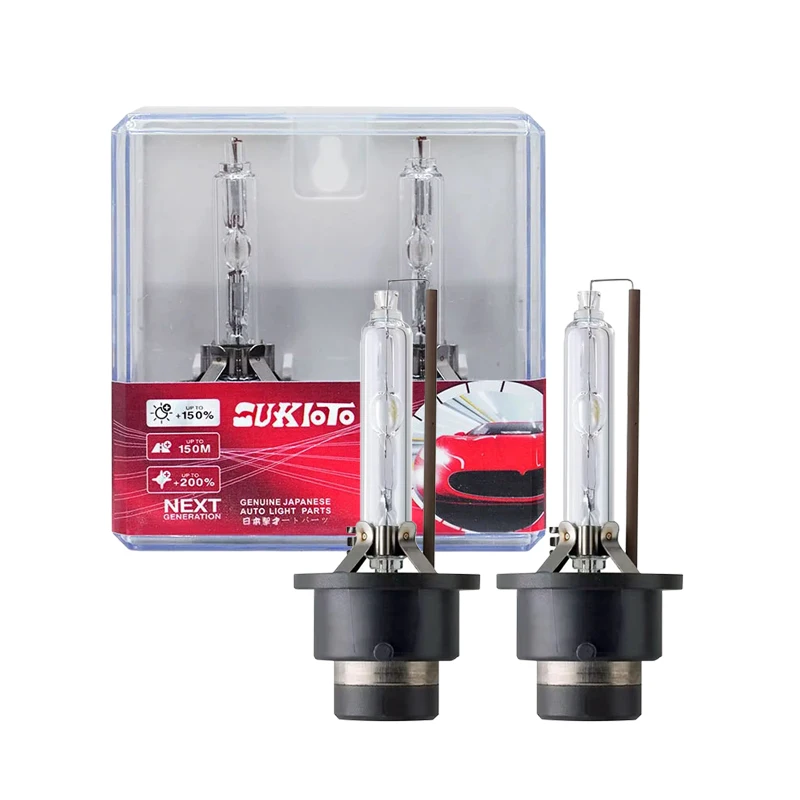 

2 шт. SUKIOTO ксеноновая лампа D2S D2R D4S D4R HID фары автомобиля обновление 55 Вт авто лампа Plug and Play 35 Вт оригинальная автомобильная лампа