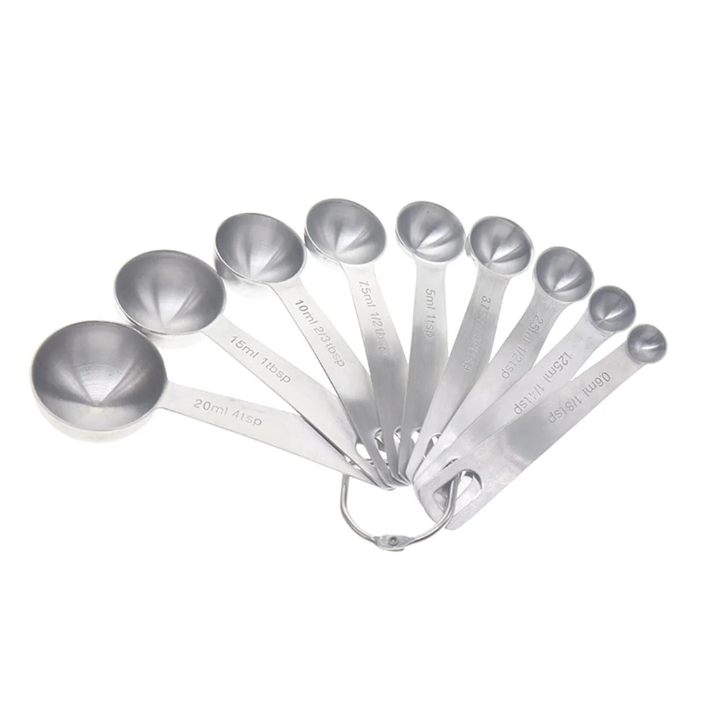 

stainless steel measuring spoons set measuring spoons stainless steel kitchen measuring spoons set baking measuring spoons