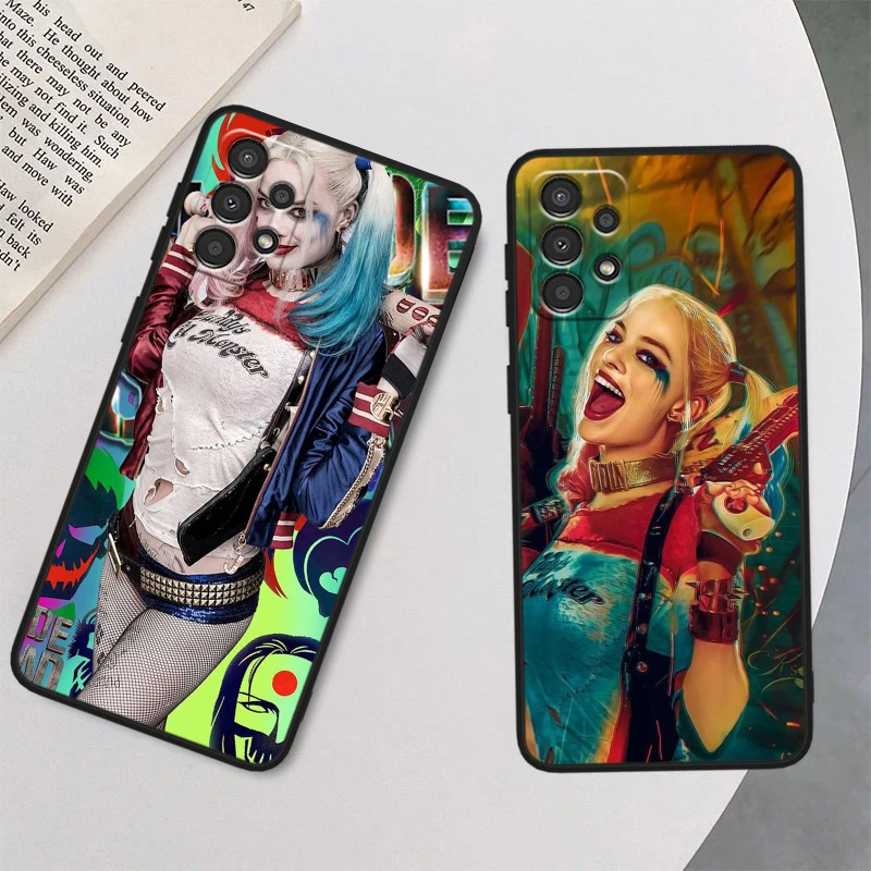 Harley Quinn Cute For Samsung A90 A80 A70S A60 A50S A40 A30S A20E A20S A10S Silicone Black Phone Case