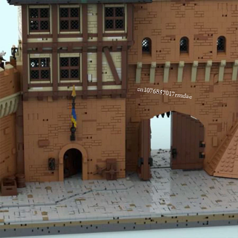 NEW 16164pcs MOC European Medieval Street View Eternal Castle DIY creative ideas Retro child Toy Birthday Gift building blocks