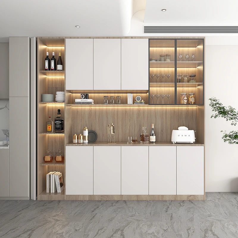 Sideboard Cabinet Wine Cabinet Integrated Wall Modern Minimalist Tea Storage Cabinet