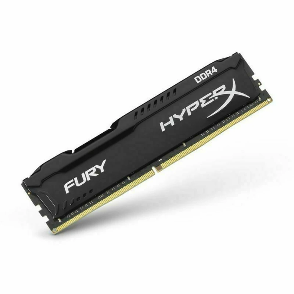 หน่วยความจำ Hyperx 4GB 8GB 16GB 32GB 2133MHz 2400MHz 2666MHz 3200MHz หน่วยความจำสำหรับเดสก์ท็อป DIMM DDR4 25600 19200 RAM HyperX FURY