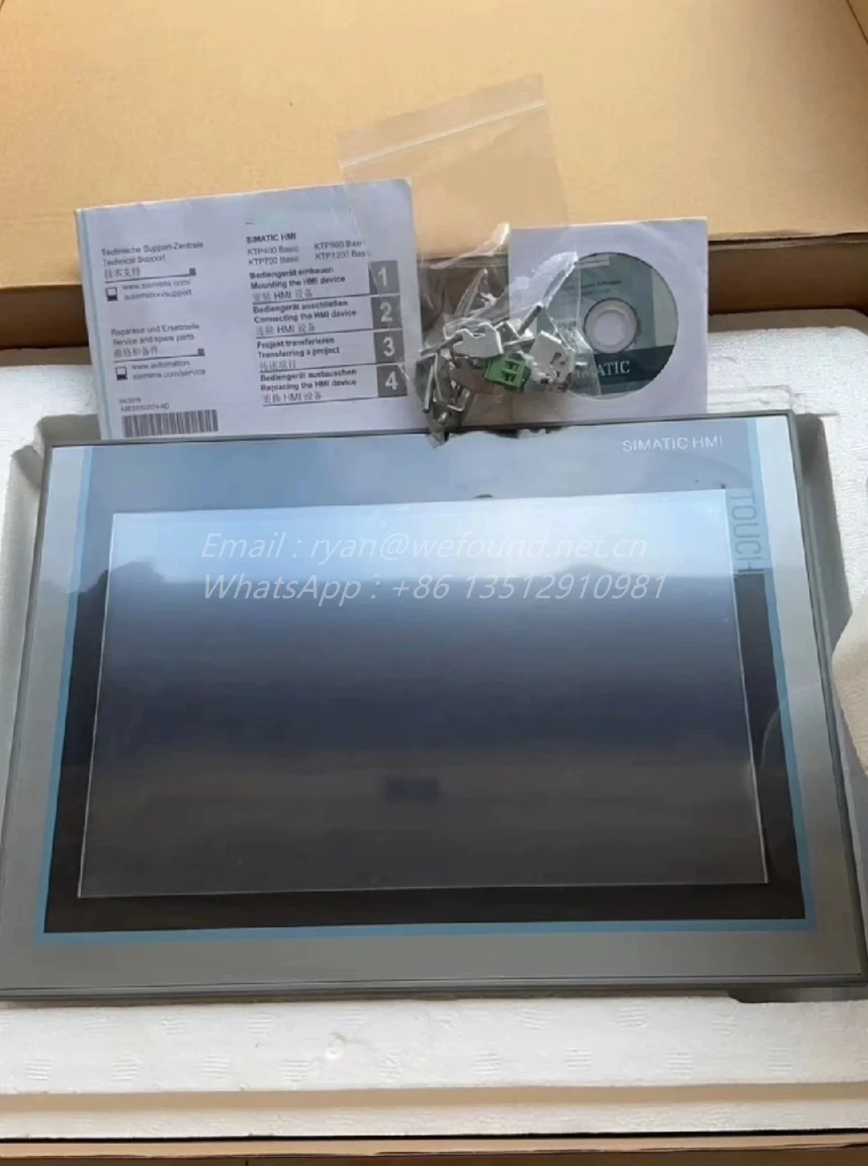 6AV2124-0MC01-0AX0 , SIMATIC HMI TP1200 комфорт, комфортная панель, сенсорная работа, 12-дюймовый Широкоформатный TFT-дисплей