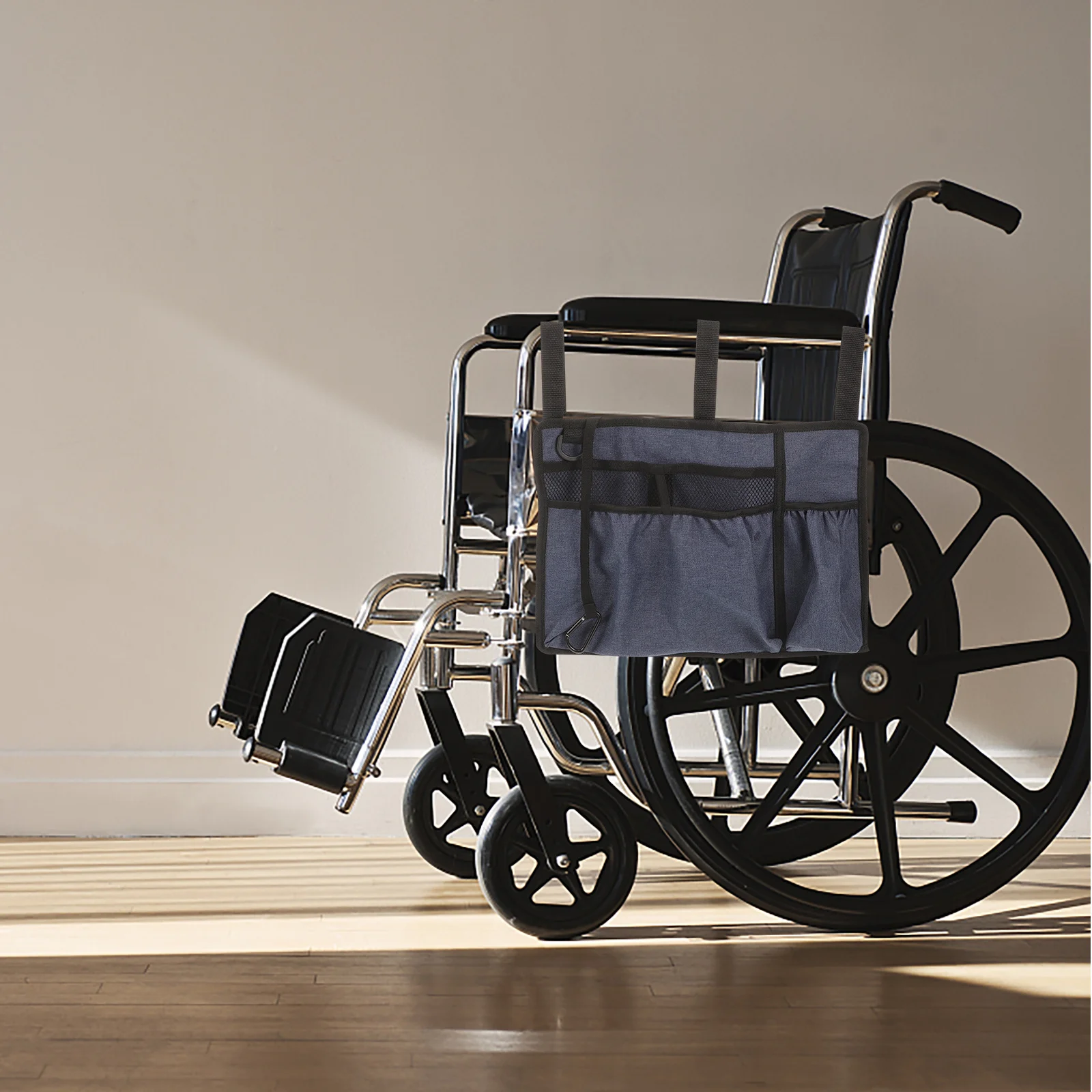 

Прочная сумка для хранения инвалидных колясок из ткани Оксфорд, большая вместительная боковая сумка, аксессуары для ходунков для пожилых людей, практичный подвесной органайзер