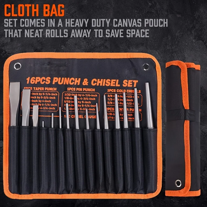 16 Piece Positioning Chisel Set