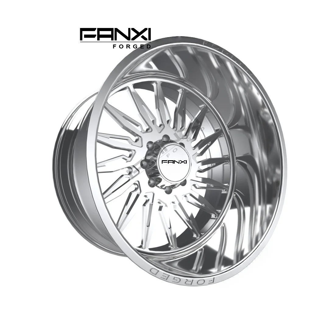 FANXI Deep Dish 20 22 24 26 Inch 8X180 8X170 6x139.7 6x135 Forged Aluminium Alloy Wheels for Ford RAM Dodge F250 F-150 F-250