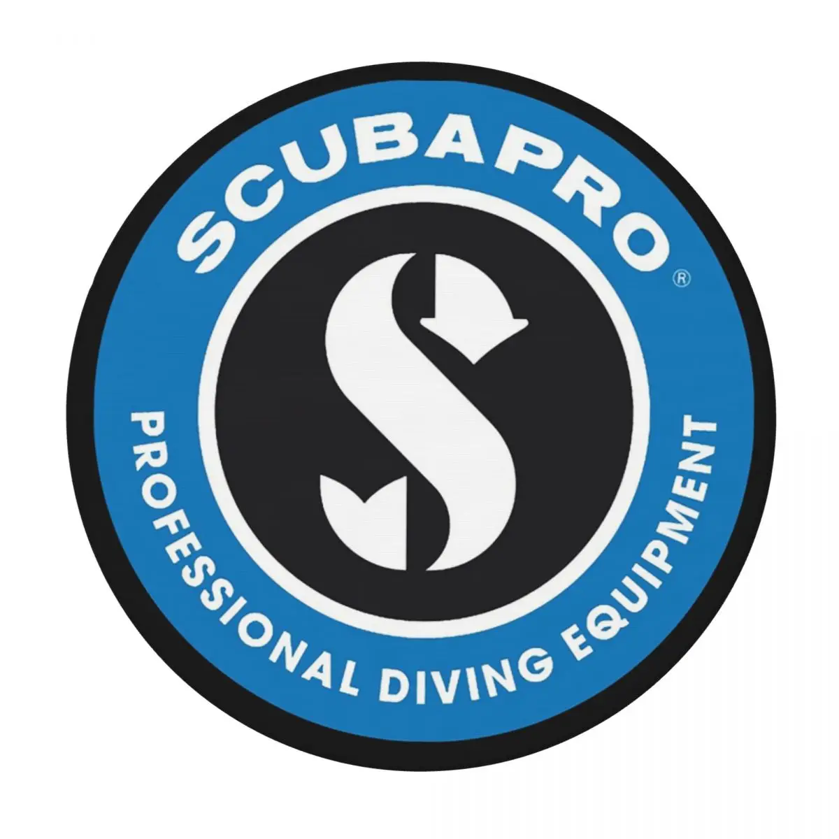 Scubapros Diving Logo Waterproof Round Tablecloth Oilproof Table Cloth for Kitchen Events Dining Table Cover