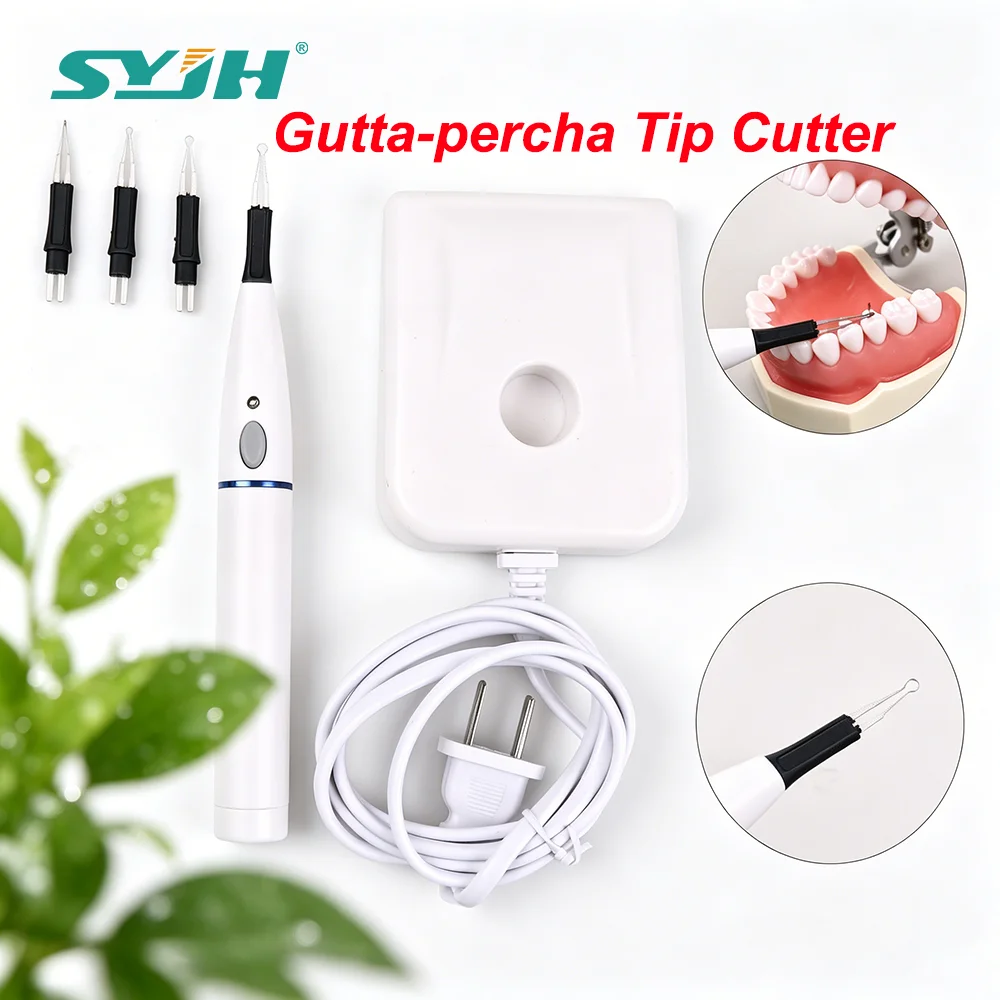 

SYJH Dental Wireless Gutta Percha Tip Cutter Rapid Heating 4 Tips Dissolved Breaker Endo Obturation System Dentistry Oral Tools