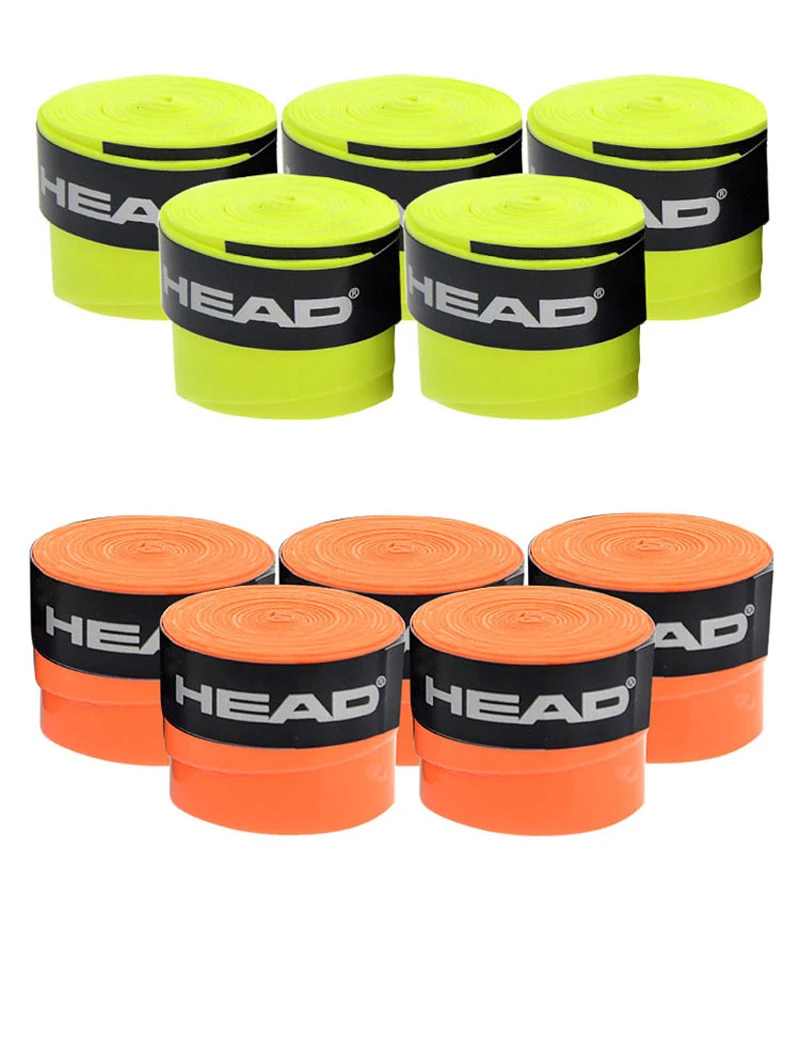 Raqueta de tenis Original HEAD Overgrip, piezas, pegamento de mano, vendaje envuelto, antitranspirante, grueso, 10 muñequera de tenis