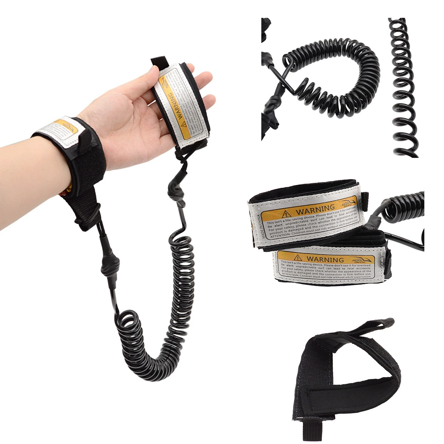3 Meters Scuba Diving Spring Safety Rope TPU Anti-lost Spiral Lanyard Surfboard Surfing Swimming Accessories