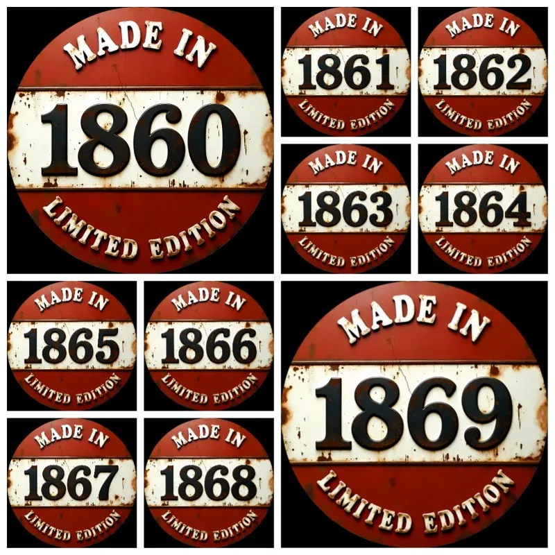 Circular Vintage Telegraph Iron - 1860-1889s Communication Theme, Office Study Retro Decor, History Buff's Authentic Gift
