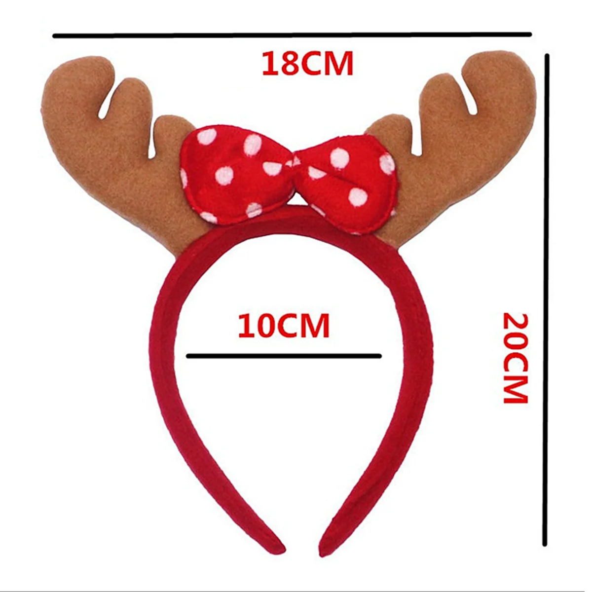 

6pcs Christmas Headband for Kids Adults Lightweight Party Costume Xmas Hair Hoop Carnival Headdress Comfortable Wear