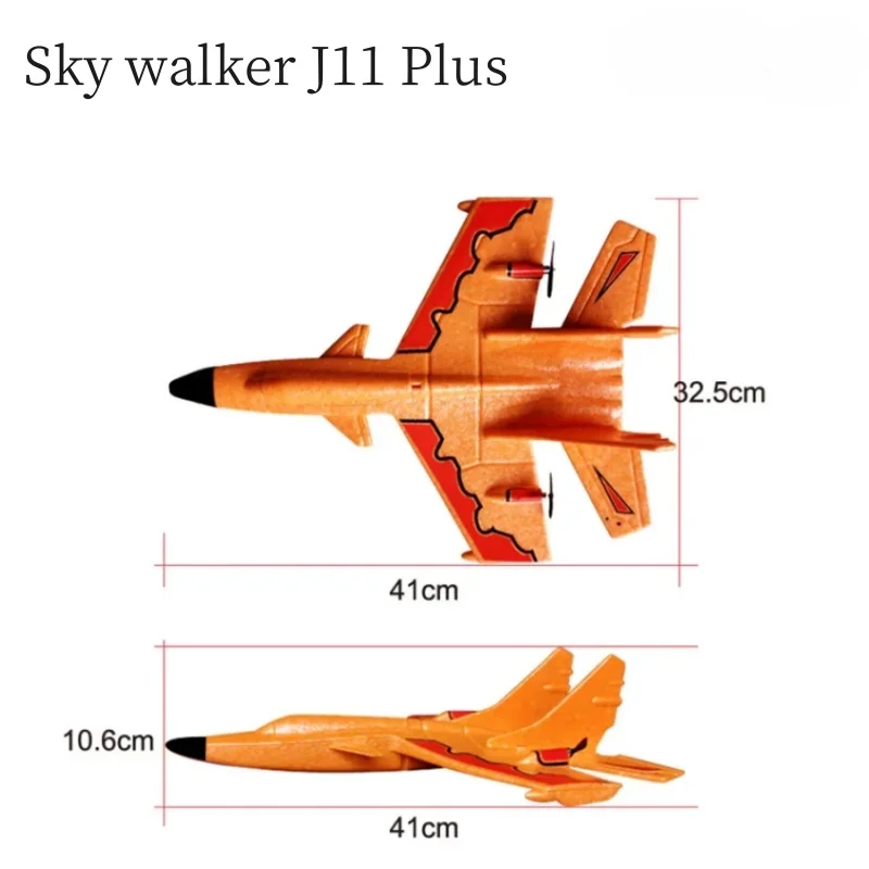 Skywalker-Brinquedo de Controle Remoto Elétrico, Sea Land Air Model Aircraft, Veículo Aéreo Não Tripulado, Resistente a Queda, Novo, J11-Plus, Kpq, 2022