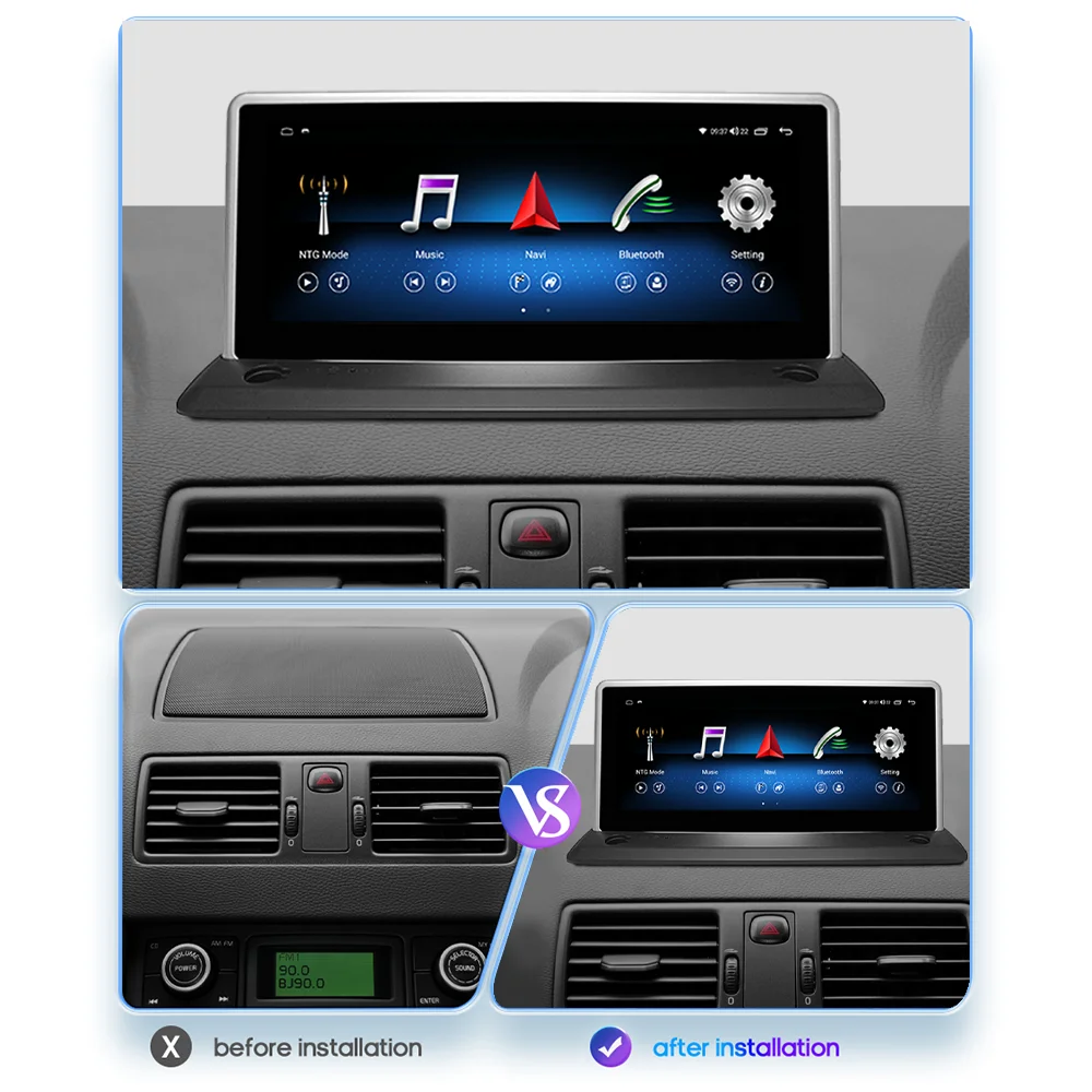 Radio samochodowe GPS Android ekran HD dla Volvo XC90 2004-2014 6GB 128GB System Android odtwarzacz multimedialny jednostka główna Auto Stereo